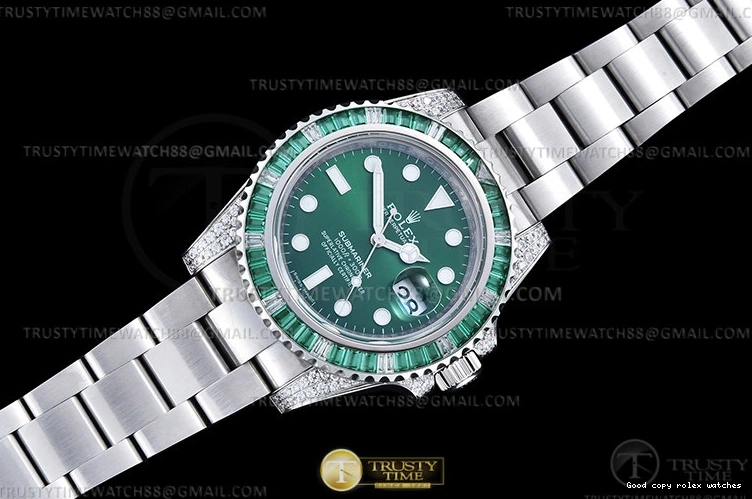 Good copy rolex watches Dia 904L SS Submariner SS A2824 Noob Grn 116610LV 1031